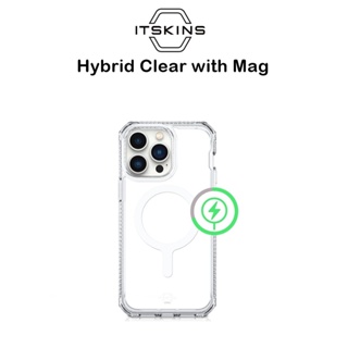 iTskins Hybrid Clear with Mag เคสกันกระแทกเกรดพรีเมี่ยม เคสสำหรับ iPhon13/iPhone14Series (ของแท้100%)