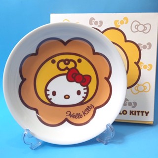 จานคิตตี้ จานข้าว Hello Kitty  งานน่าสะสมจากญี่ปุ่น ไม่มีขายในไทย งานเซรามิคคาร์แรคเตอร์สไตล์ญี่ปุ่น 🎏🎌