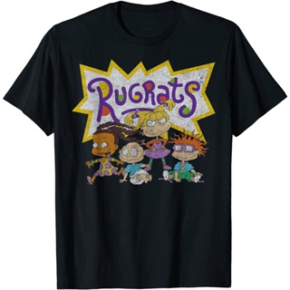 Nickelodeon Rugrats Vintage Group Shot Logo T-Shirt For Adult