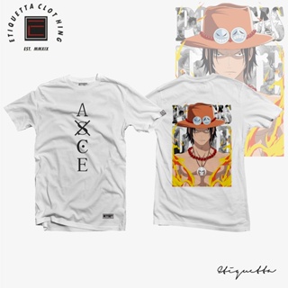 เสื้อยืดสําหรับผู้ชาย♛F.Anime - One Piece - เสื้อยืด Portgas D. Ace สําหรับผู้ชาย/เสื้อยืดสําหร IbO_17