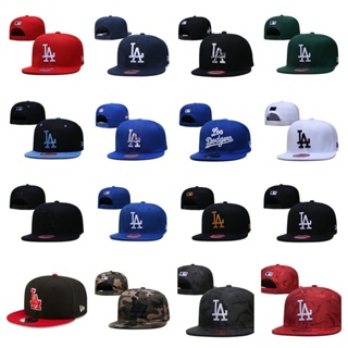 สินค้า MLB Los Angeles Dodgers หมวกปีกปีกแบนแบบปรับได้หมวกกีฬากลางแจ้ง