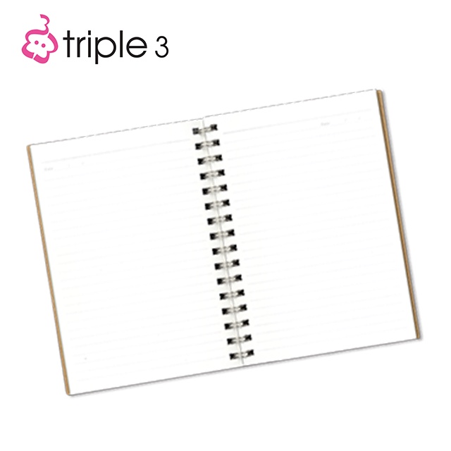 triple3-สมุดริมลวดปกแข็ง-a5-note-book-1-เล่ม