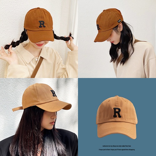 cap-r-ปักนูน-hat-หมวกแก็ป-ลายปัก-มีหลายสี-ราคาถูก-พร้อมส่ง