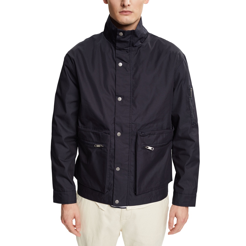 ESPRIT Men's Made of recycled material jacket with pockets Shopee