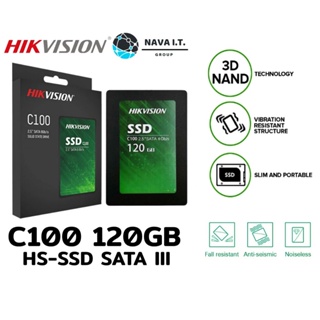 ภาพหน้าปกสินค้า⚡️ส่งด่วนใน1ชม.ทักแชท⚡️ 120 GB SSD (เอสเอสดี) HIKVISION C100 Read550 รับประกัน 3 ปี ซึ่งคุณอาจชอบสินค้านี้