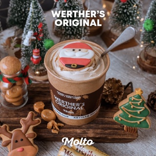 สินค้า Warther\'Original (ไอศกรีมเบสนมผสมลูกอม Werther 1 ถ้วย 16 oz.) - Molto premium Gelato
