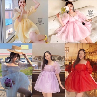 สินค้า La-ongfong Minidress ☁️🌸 เดรสเจ้าหญิงพองสุดพลัง