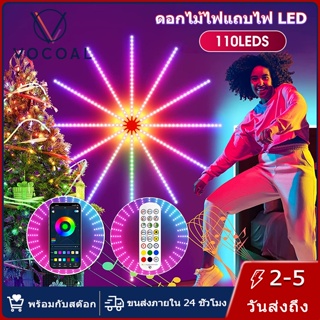 ภาพขนาดย่อของภาพหน้าปกสินค้าVocoal ไฟเเต่งห้อง ไฟ LED แบบเส้น RGB การซิงโครไนซ์เพลง การไล่ระดับสีที่มีสีสัน 5050 IP65 จากร้าน vocoal.th บน Shopee