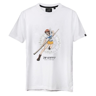 เสื้อยืด7th Street X One Piece เสื้อยืด รุ่น JNAM001 เนื้อผ้า SOFTTECH เสื้อยืดผช เท่ๆ คอลูกเรือ_11