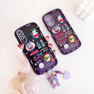 เคสลายคริสต์มาส สำหรับ Vivo Y20 Y20s Y12s Y12a Y15 Y17 Y21 Y33s Y33T A15 A16 A57 A52020 A92929