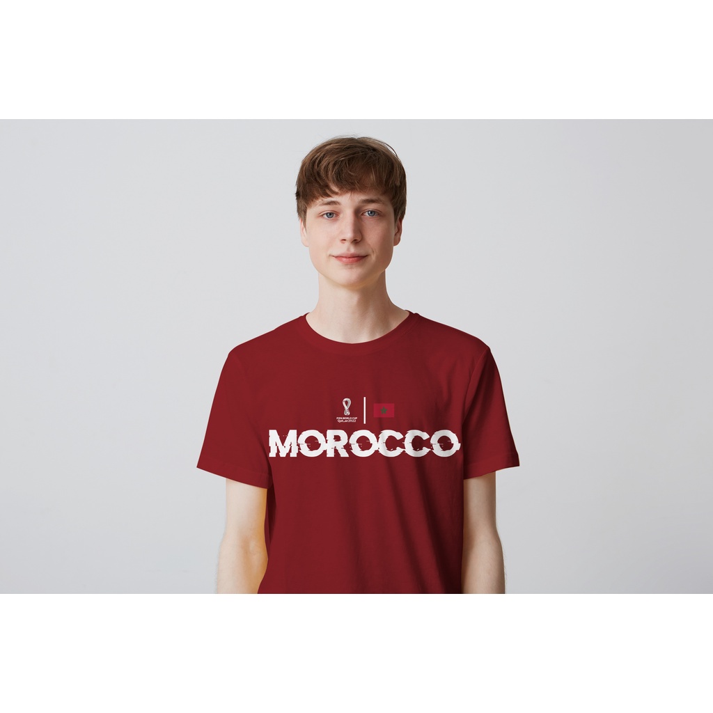 เสื้อยืด-เชียร์บอลโลก-การ์ต้า-ปี2022-world-cup-qatar-2022-ชุดเสื้อสี-ชุด-3-สีแดง-สีเลือดหมู-สีเหลือง