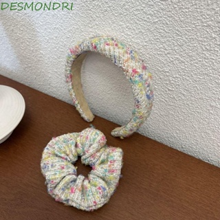 DESMONDRI Multicolor Hair Hoop Fashion Sweet Exquisite For Female Gift For Girls Hairband Headwear Wide Side Women Hair Rope