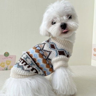 เสื้อกันหนาว ให้ความอบอุ่น สองขา สวมใส่สบาย แฟชั่นฤดูใบไม้ร่วง และฤดูหนาว สไตล์เกาหลี สําหรับสัตว์เลี้ยง สุนัข แมว