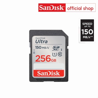 ภาพหน้าปกสินค้าSanDisk Ultra SD Card 256GB Class 10 Speed 150MB/s (SDSDUNC-256G-GN6IN, SD Card) ที่เกี่ยวข้อง