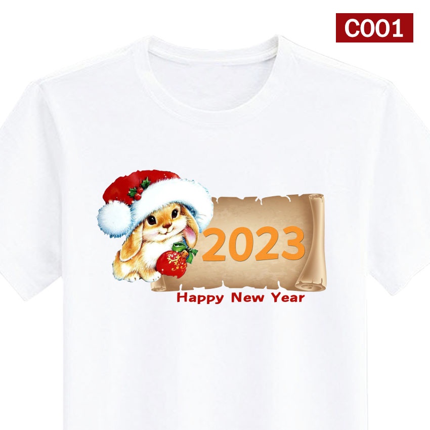 s-5xl-ผ้าฝ้าย-100-s-5xl-เสื้อยืด-สกรีน-happy-new-year-ปีใหม่-2023-สีขาว-เสื้อผ้าหนา-นุ่ม-ใส่สบาย-ได้ทั้งผู้ชาย-และผู