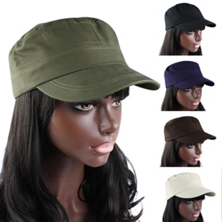 ภาพหน้าปกสินค้า[B_398] Unisex Hat Solid Color Men Women Sweat-absorbing Curved Brim Sun Hat for Sports ที่เกี่ยวข้อง