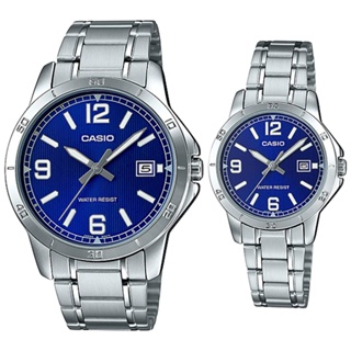 🎁CASIO STANDARD M/LTP-V004D-2B ของแท้ 100% พร้อมส่ง ประกัน 1 ปี