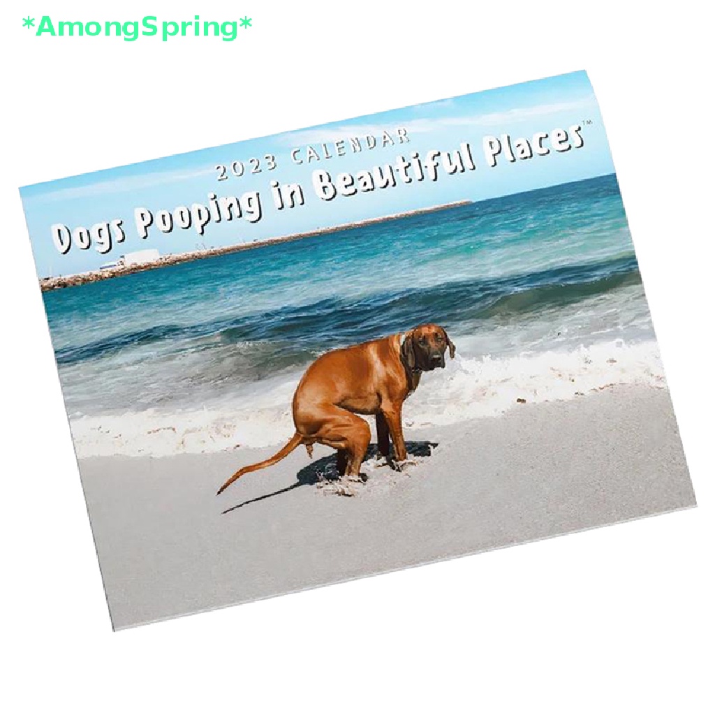 amongspring-gt-2023-calendar-funny-calendar-dog-pooping-wall-calendar-pooches-calendar-new