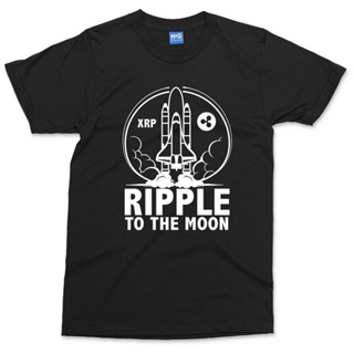 Ripple to the Moon Tshirt XRP Army Crypto Trader Investor Investing Gift Tee