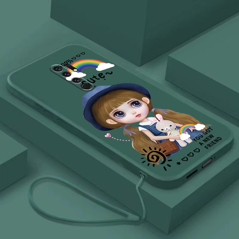 เคสโทรศัพท์มือถือ-tpu-ขอบตรง-ลายเด็กผู้หญิงหมวก-สําหรับ-redmi-note-11s-4g-redmi-note-11pro-redmi-9-redmi-9a-redmi-8-redmi-8a