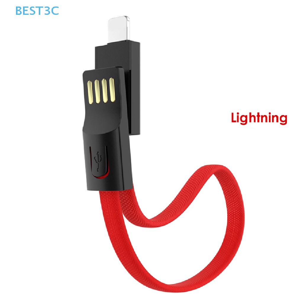 best3c-พวงกุญแจขนาดเล็ก-micro-usb-type-c-สายชาร์จเร็ว-สําหรับ-iphone-samsung-ขายดี