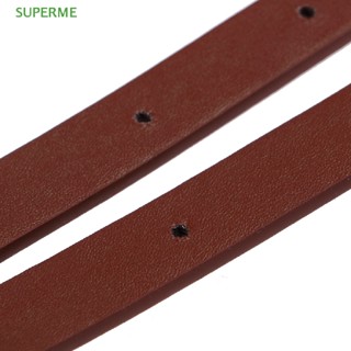 Superme ขายดี ด้ามจับเข็มขัดหนังเทียม ถอดออกได้ แบบเปลี่ยน DIY สําหรับกระเป๋าถือ 1 คู่ (2 ชิ้น)