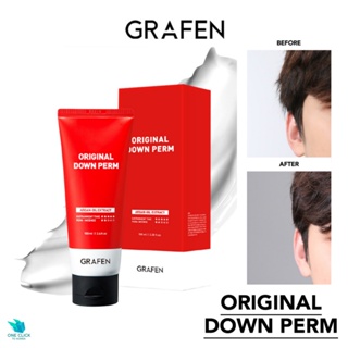 GRAFEN Original Down Perm 100ml ครีมหวี Magic Perm ยาดัดผมตรง ดัดผมสำหรับผู้ชาย