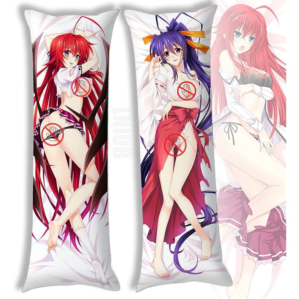 ปลอกหมอน-ลายอนิเมะ-high-school-dxd-akeno-himejima-rias-gremory-dakimakura-ขนาด-60x170-ซม-สีขาว-สําหรับตกแต่งบ้าน-ห้อง