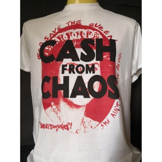 เสื้อยืดเสื้อวงนำเข้า Seditionaries Cash From Chaos Sex Pistols Punk Rock Retro Style Vintage T-Shirt_35