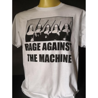เสื้อวงนำเข้า Rage Against The Machine Nuns with Guns Nu Metal Hiphop Rock Rap Retro Style Vintage T-Shirt_21