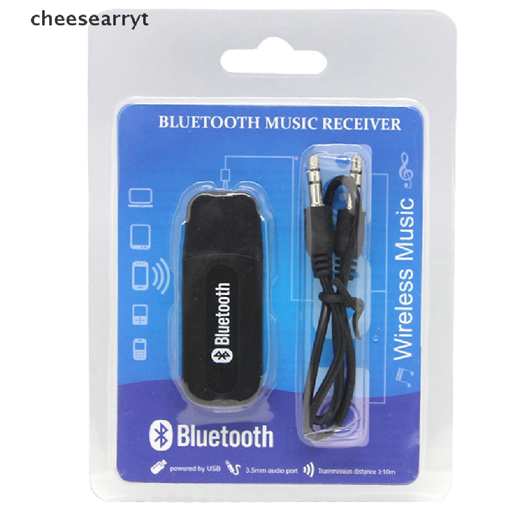 Chee ใหม่ อะแดปเตอร์รับส่งสัญญาณเสียงลําโพง บลูทูธไร้สาย USB แจ็ค 3.5 ...