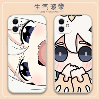 Cute face เคสไอโฟน iPhone 8 Plus case X Xr Xs Max Se 2020 cover เคส iPhone 13 12 pro max 7 Plus 11 14 pro max