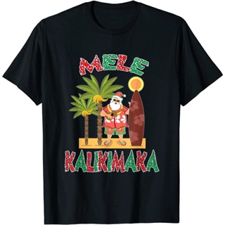 🎅 Mele Kalikimaka Hawaiian Santa Merry Christmas T-Shirt