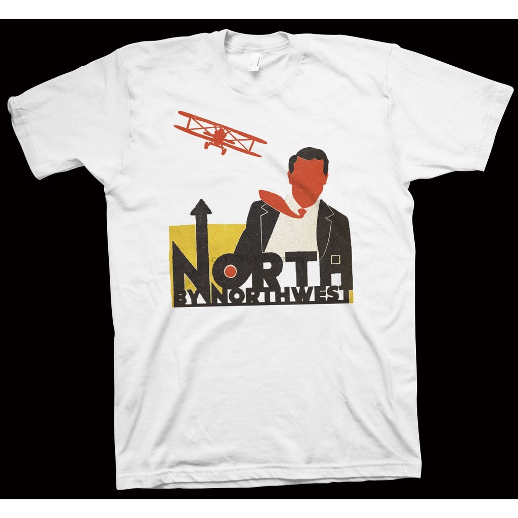 north-by-northwest-alfred-hitchcock-cary-grant-eva-marie-saint-film-men-t-shirt-free-shipping-top-tees-newest-men