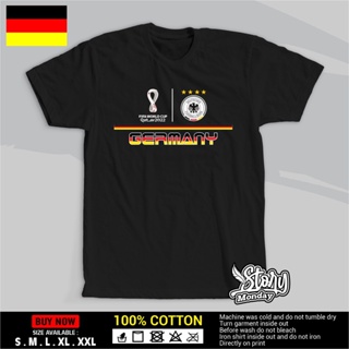 เสื้อยืดพิมพ์ลายแฟชั่น เสื้อยืด พิมพ์ลาย Germany Fifa World Cup Qatar 2022
