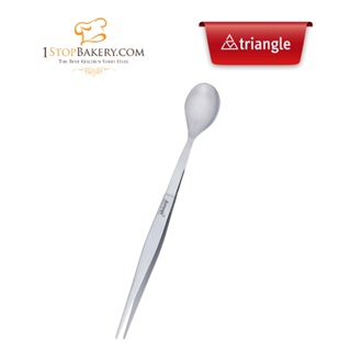 Triangle Chef tasting spoon & tweezers, carded / ที่คีบอาหารพร้อมช้อนตกแต่งอาหาร