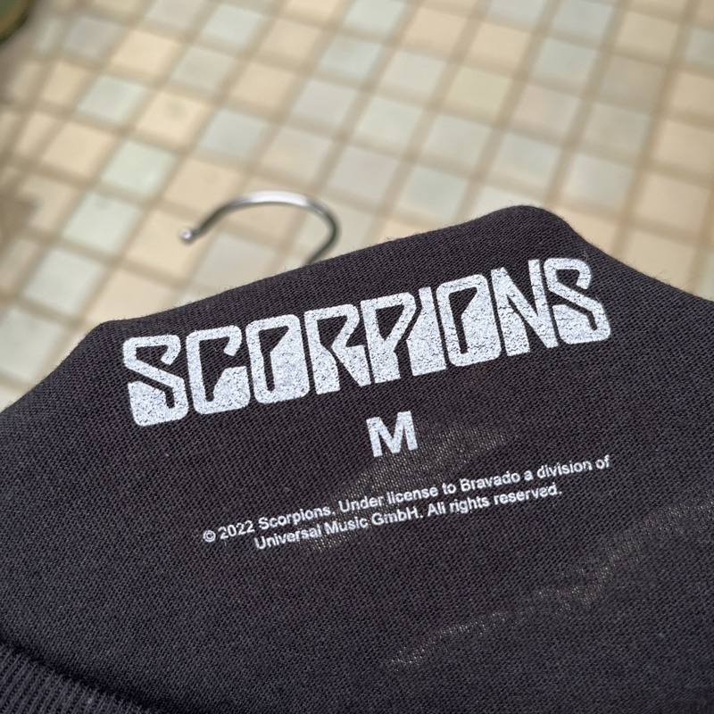 เสื้อวง-scorpions-ลิขสิทธิ์แท้-นำเข้าจาก-usa