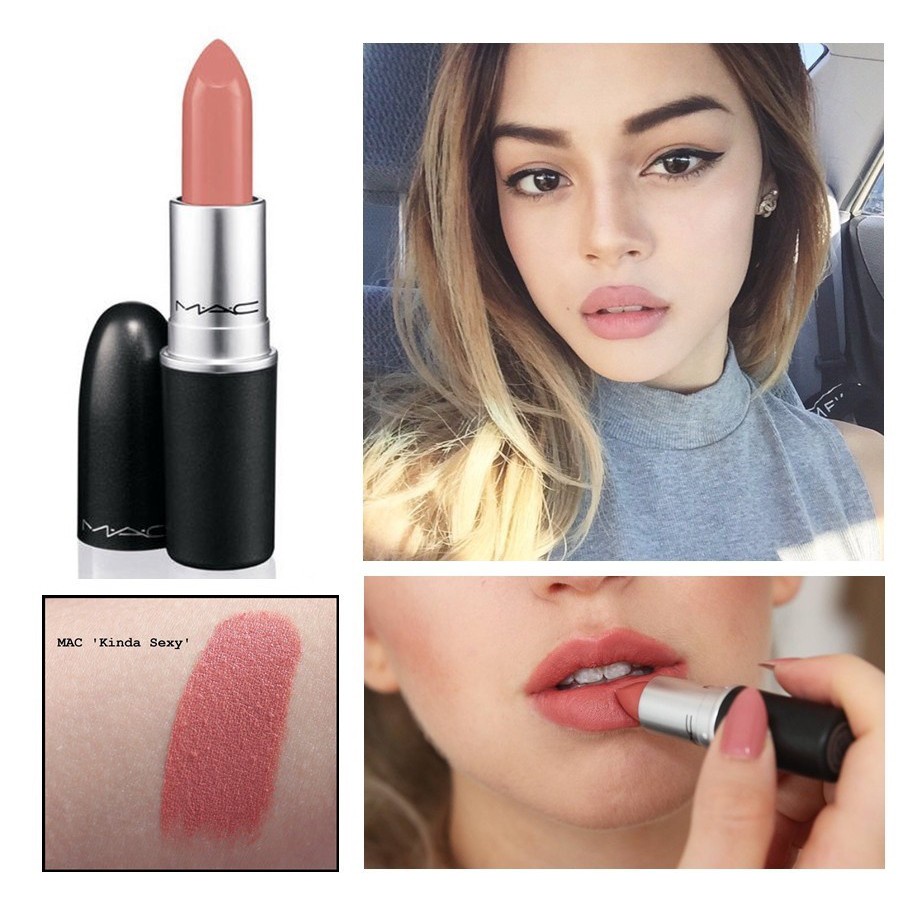 beauty-siam-แท้ทั้งร้าน-แบ่งขายลิปสติก-mac-lipstick-สี-kinda-sexy-ขนาด-0-25-g-แบ่งขายใส่กระปุก-แถมแปรงทาลิปฟรี