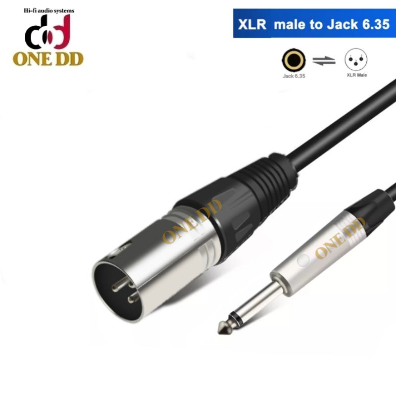 สายสัญญาณ-อย่างดี-โฟนโมโน-xlr-ผู้-ยาว-1-เมตร-canon-male-แจ็คไมค์