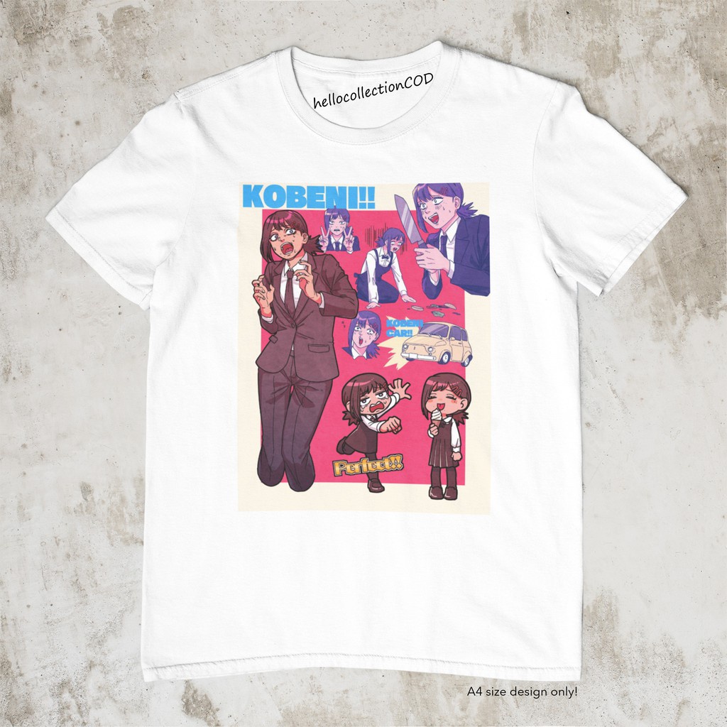 เสื้อยืดสีขาว-anime-shirt-chainsaw-man-kobeni-cool-cool-shirt-anime-shirtเสื้อยืด-เสื้อยืดสีพื้น-21
