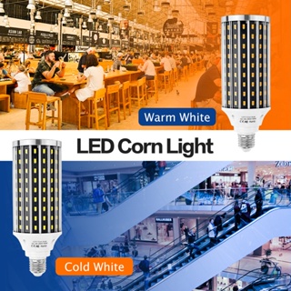 หลอดไฟ LED E27 ข้าวโพด 110V ไฟ LED ประหยัดพลังงาน 220V หลอดไฟ LED 50W E39 โคมไฟพลังงานสูงโรงงานแสงสว่างคลังสินค้า 5730
