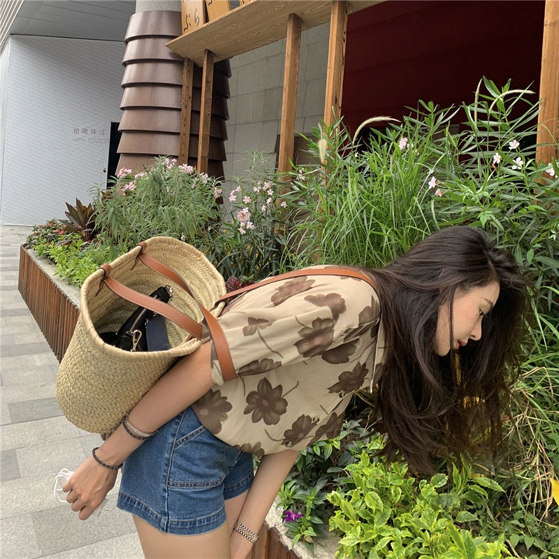 จัดส่งจากประเทศไทย-สไตล์วินเทจ-หลวม-พิมพ์-เสื้อผู้หญิง-ออกแบบแขนสั้น-เล็กๆน้อยๆ-ป่า-ท็อปสตรี-เสื้อเชิ้ตแบบบางสำห-02-x0c