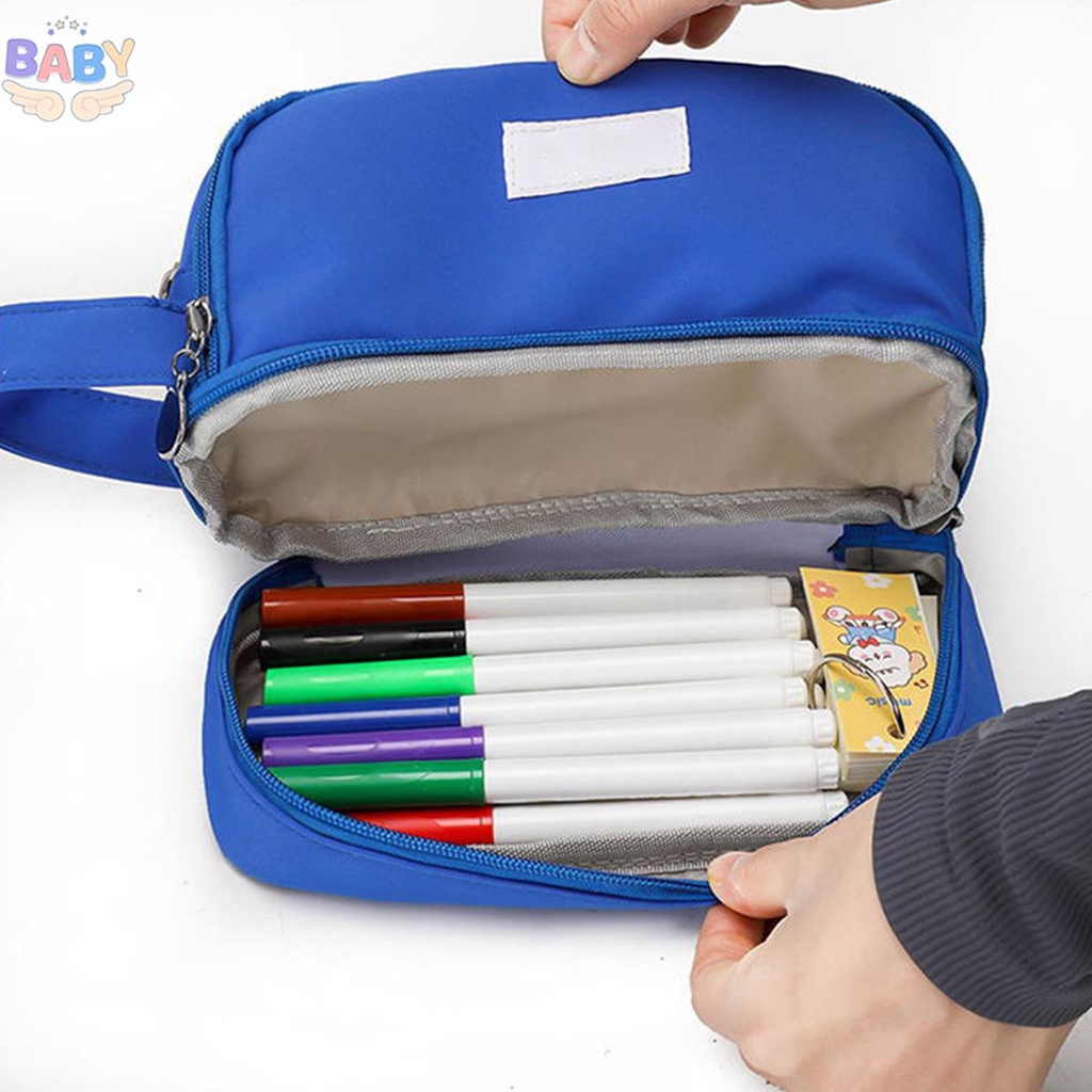 กระเป๋าเครื่องเขียน-กระเป๋าดินสอ-ความจุขนาดใหญ่-พร้อมที่จับ-เรียบง่าย-สําหรับโรงเรียน-สํานักงาน-shopcyc1557