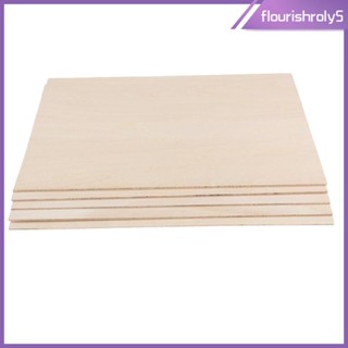 แผ่นไม้ Balsa สําหรับงานหัตถกรรม 10 ชิ้น