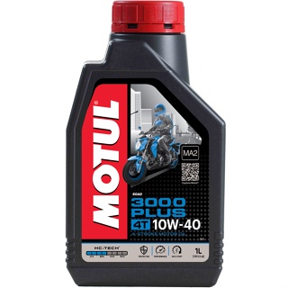 MOTUL 3000 PLUS 4T 10W40 HC-TECH 0.8 ลิตร น้ำมันเครื่อง โมตุล 3000 พลัส#รถมอเตอร์ไซค์ 4 จังหวะ # เกียร์ธรรมดาและออโต้