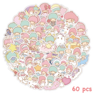 สติ๊กเกอร์ Little Twin Stars 403 ลิตเติ้ล 60ชิ้น ซานริโอ้ sanrio ลิตเติ้ล ทวิน สตาร์ มายเม เมโลดี้ คิดตี้ คิทตี้ kitty