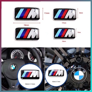 สติกเกอร์ติดพวงมาลัยรถยนต์ มาตรฐาน M สําหรับ BMW Steering Wheel 1 Series 3 Series 5 Series 7 Series X1x3x5x6 5 ชิ้น