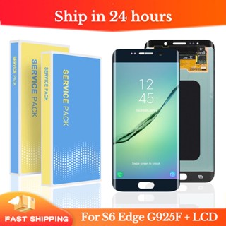 ของแท้ 100% หน้าจอสัมผัส LCD พร้อมกรอบ สําหรับ SAMSUNG Galaxy s6 edge plus Display G928 G928F