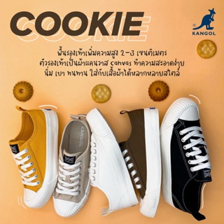 ภาพขนาดย่อของภาพหน้าปกสินค้าKANGOL Sneaker unisex รองเท้าผ้าใบ รุ่น Cookie ผูกเชือก ดำ, สีขาว,ครีม,เหลือง 69522001 จากร้าน kangolofficialstore บน Shopee