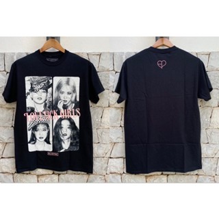 เสื้อยืดผ้าฝ้ายเสื้อวง BLACKPINK LOVE SICK GIRLS รับประกันแท้ 100% จาก YG USAL XL  XXL 3XL เกาหลี_27